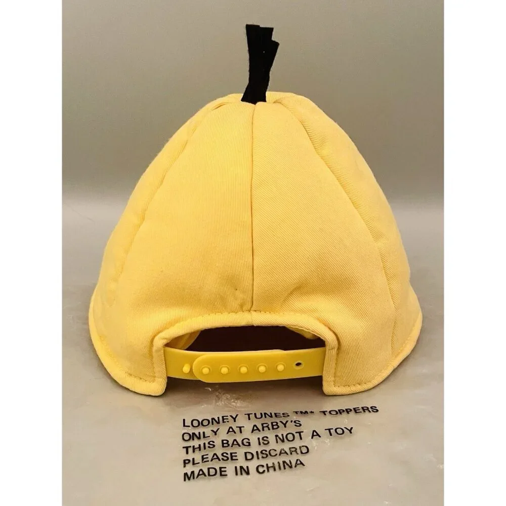 Looney Tunes Tweety Bird SnapBack Hat Plush Cap 1989 Arby’s Toppers Cartoons